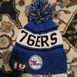 76ers knit hat for kids